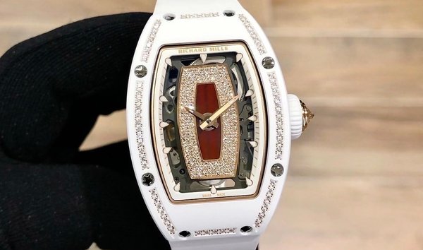 Richard Mille RM 07-01 White Ceramic with Gemstones Ladies Watch (12433605)