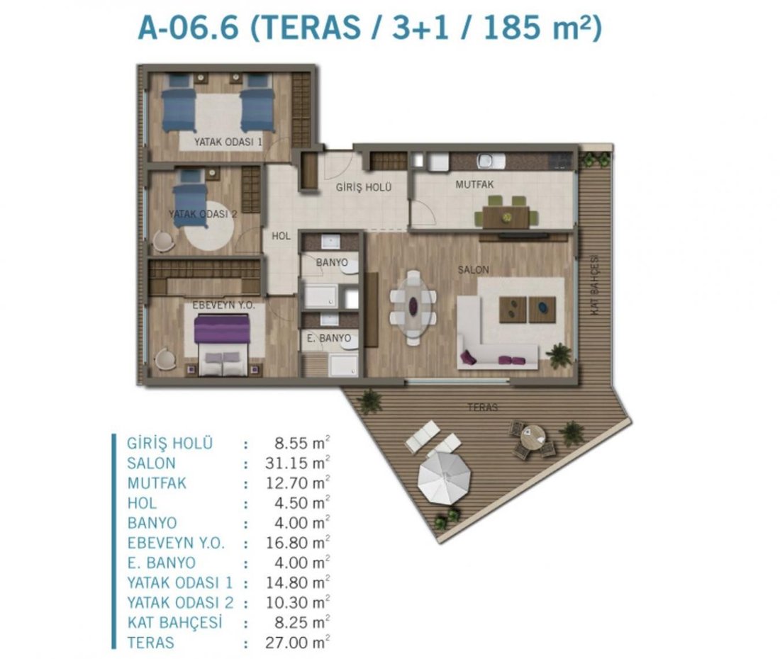 Apartment in Umraniye, İstanbul, Turkey 5 - 12444297