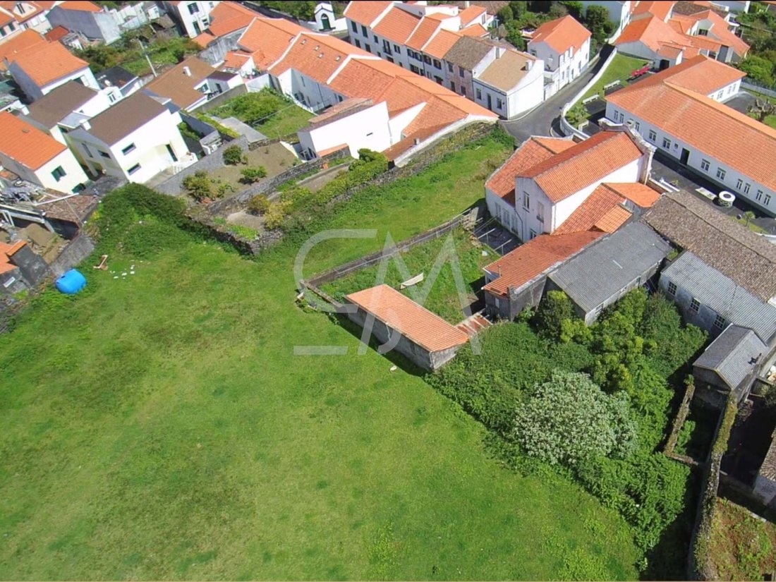 Land With Stunning Views On The Island Of In Faial Island, Azores