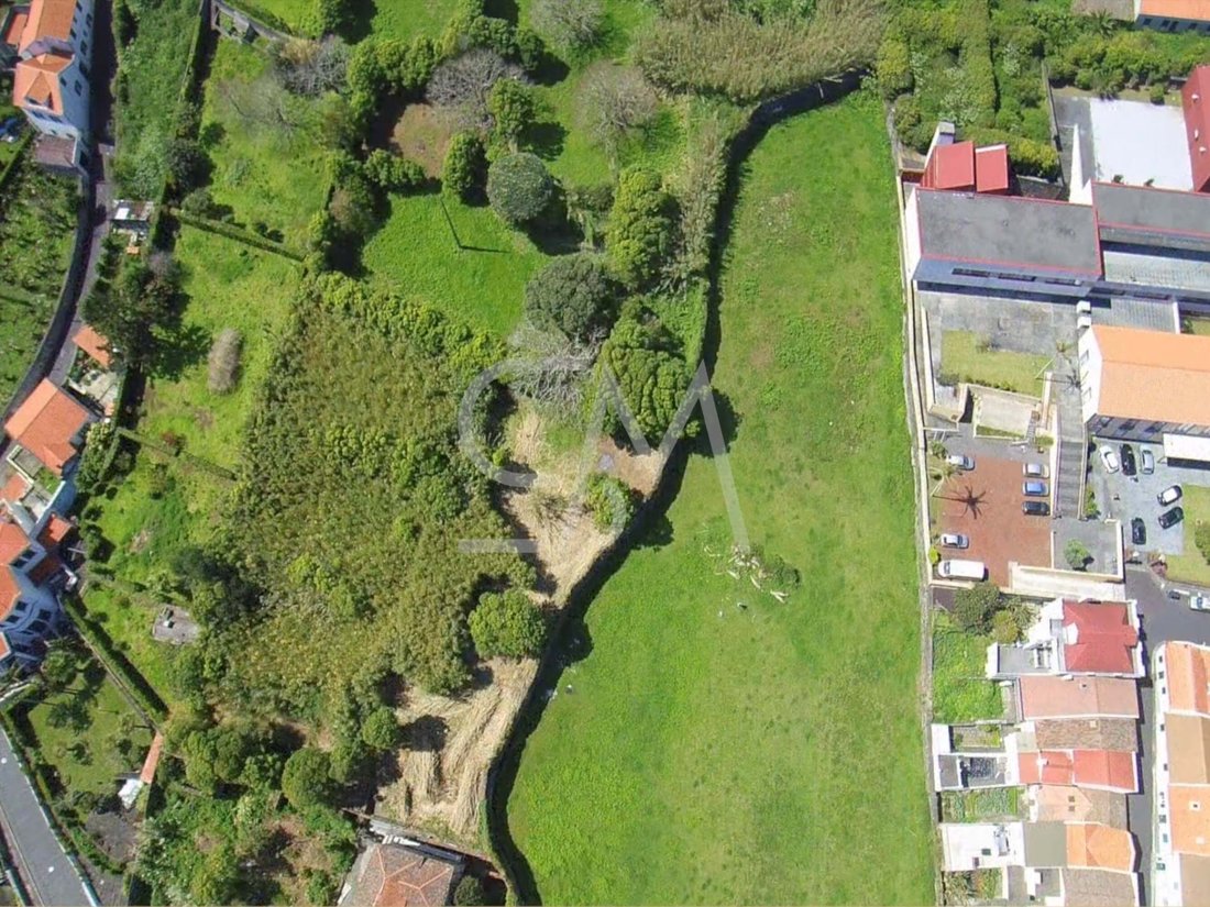 Land With Stunning Views On The Island Of In Faial Island, Azores