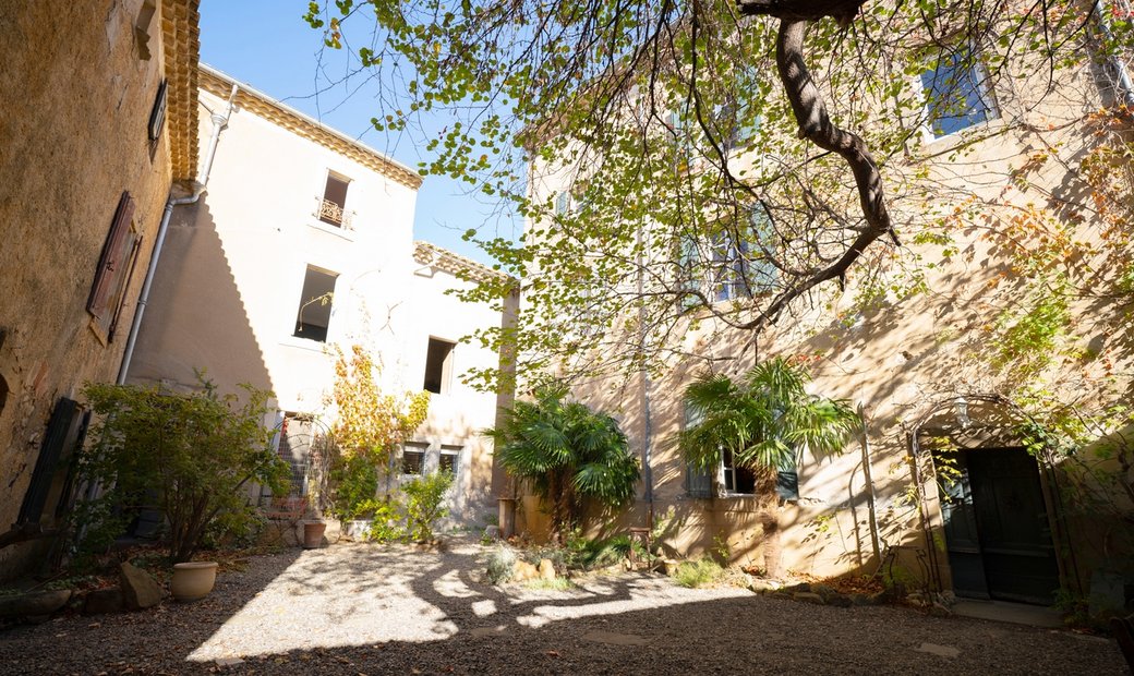 Mansion On Courtyard With In Ferrals Les Corbières, Occitanie, France
