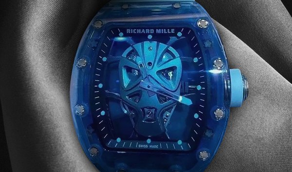 Richard Mille RM 52-06 Blue Sapphire “Mask” Tourbillon (12437153)