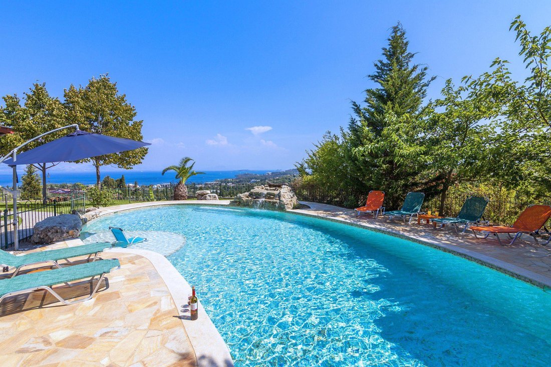 Villa, Grandview Villa, Kato Korakiana, Corfu In Kato Korakiana, Greece