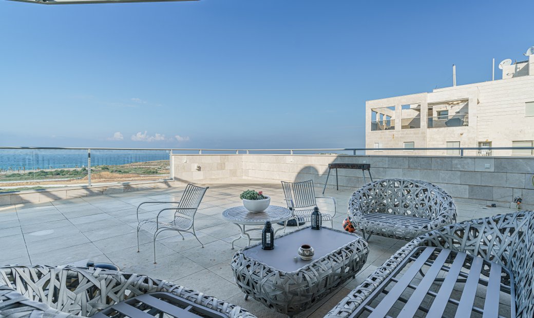 Sea View Penthouse In Ramat Aviv In Kiryat Ono, Tel Aviv District
