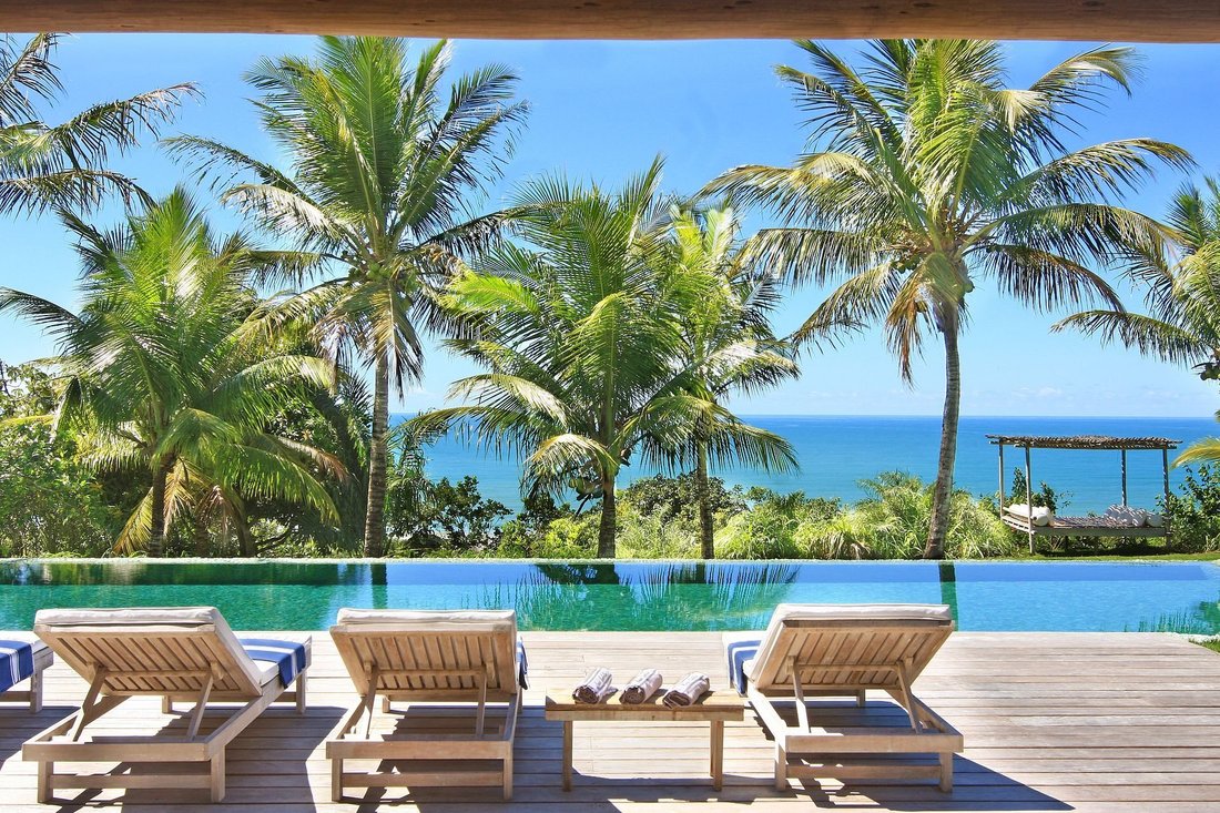 Bah023 Spectacular House On Nativos Beach In Trancoso, State Of Bahia