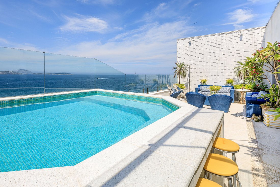 Beautiful view of Penthouse B And B In Rio De Janeiro