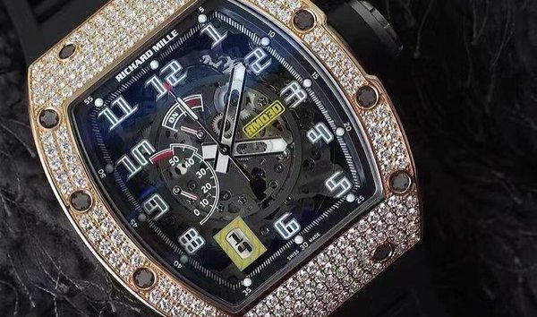 Richard Mille RM 030 Rose Gold Full Set Diamonds (12460514)