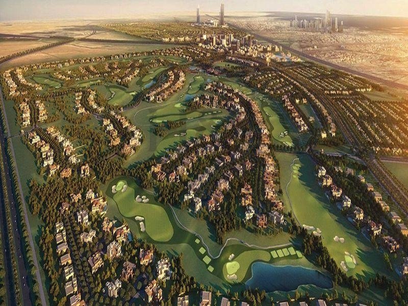 Golf Course View Mansion Plot Resale In Dubai, Dubai, United Arab