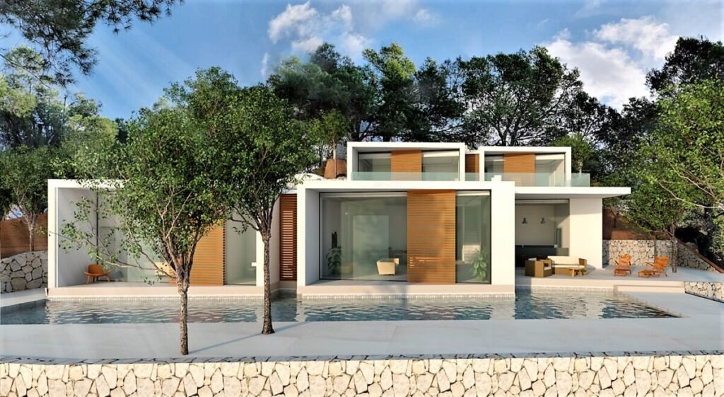 Modern Villa Under Construction In Altea La Vella, Valencian Community