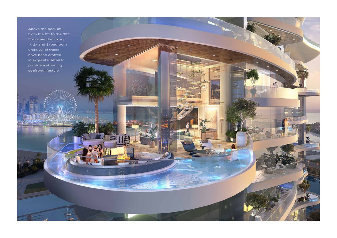 Appartement à Dubaï, Dubaï, Émirats arabes unis 1 - 12479993