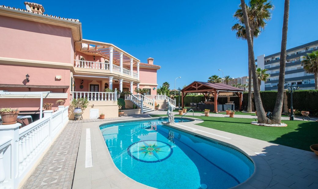 Villa On The Second Line Of Torremolinos In Torremolinos, Andalusia