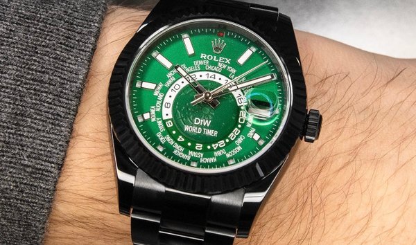 Rolex DiW Black DLC Green Sky Dweller 326934 (Retail:EUR 40990) (12489321)