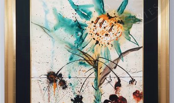 Salvador Dali - Sun Goddess Flower - Original