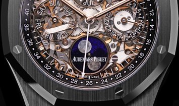 Audemars Piguet 26585CE.OO.1225CE.01 Royal Oak Perpetual Calendar Openworked in Black Ceramic