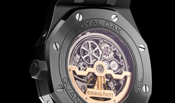 Audemars Piguet 26585CE.OO.1225CE.01 Royal Oak Perpetual Calendar Openworked in Black Ceramic
