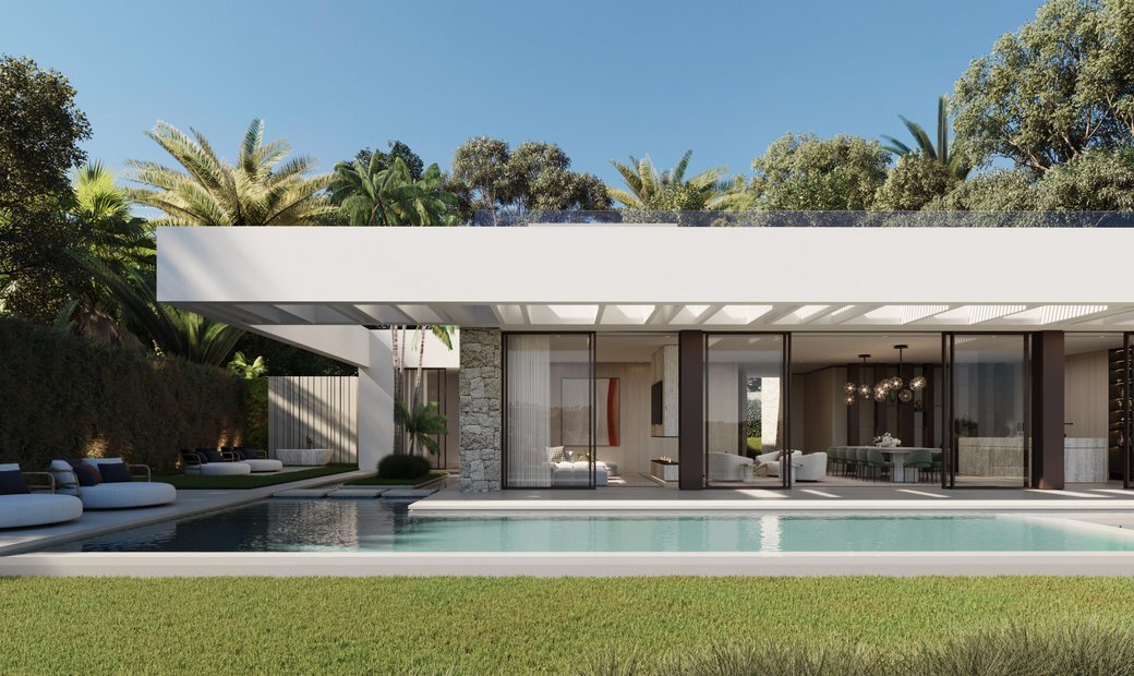 Una Villa De Diseño Excepcional Que, Con Su En Marbella, Andalucía ...