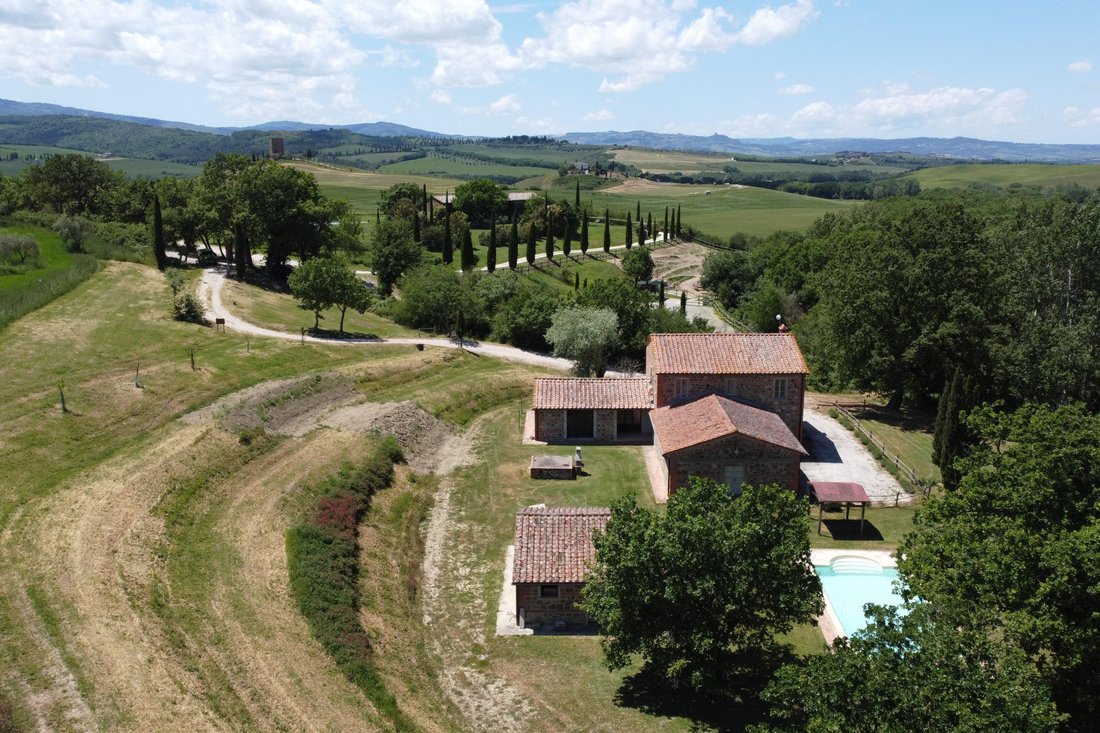 Luxury Country House For Sale In Pienza In Pienza, Tuscany, Italy For