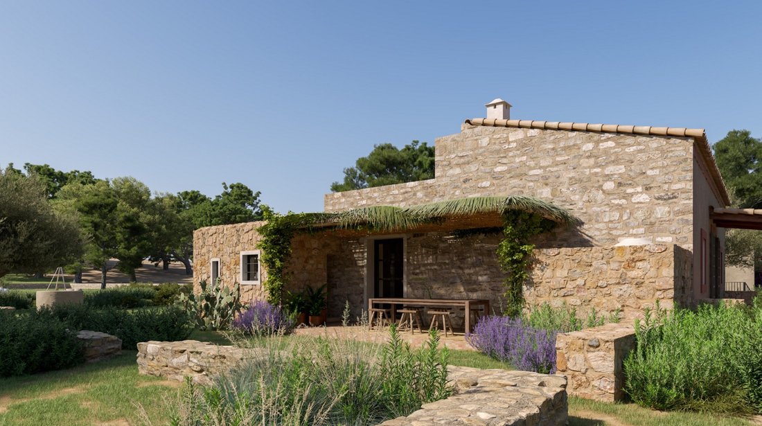 Traditional Farm Project In Cala Saona In Formentera, Balearic Islands
