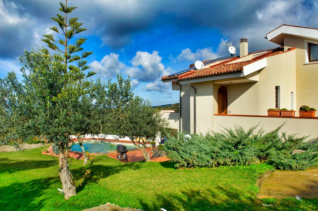 Villa With Pool And Amazing Gulf View In Sassari, Sardinia, Italy For