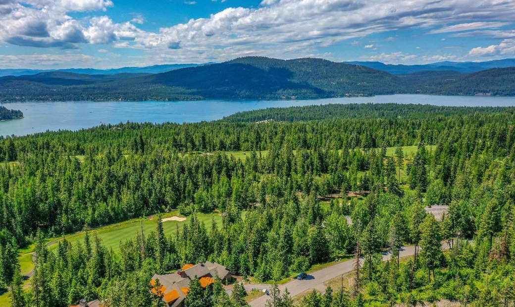 Serene Setting In The Iron Horse Golf In Whitefish, Montana, United