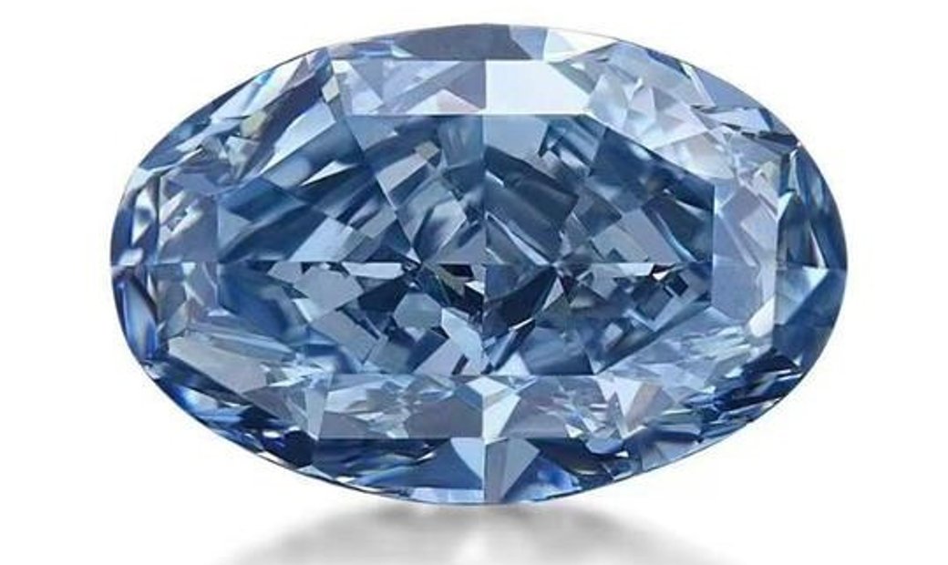 5.27 Carat Fancy Intense Blue Oval IF Colored Diamond - GIA Certified