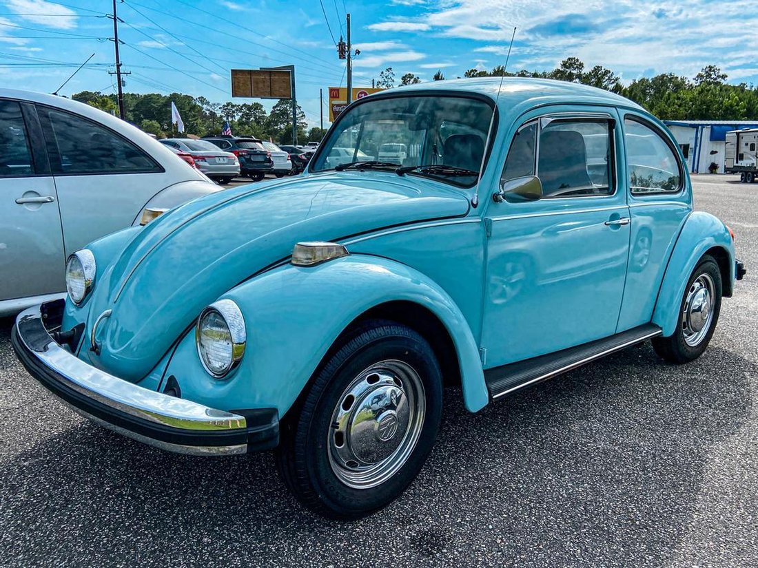 1974 Volkswagen Beetle In North Topsail Beach, North Carolina, United