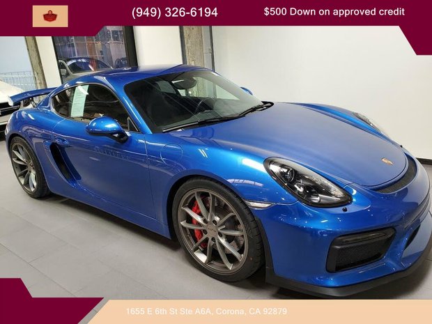 2016 Porsche Cayman GT4 Coupe 2D in Corona, CA, United States 1