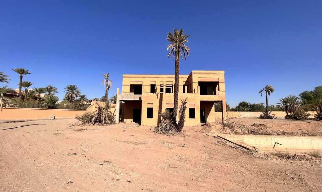Semi Finished Villa Palmeraie Marrakech In Annakhil, Marrakesh Safi, Morocco For Sale (12557380)