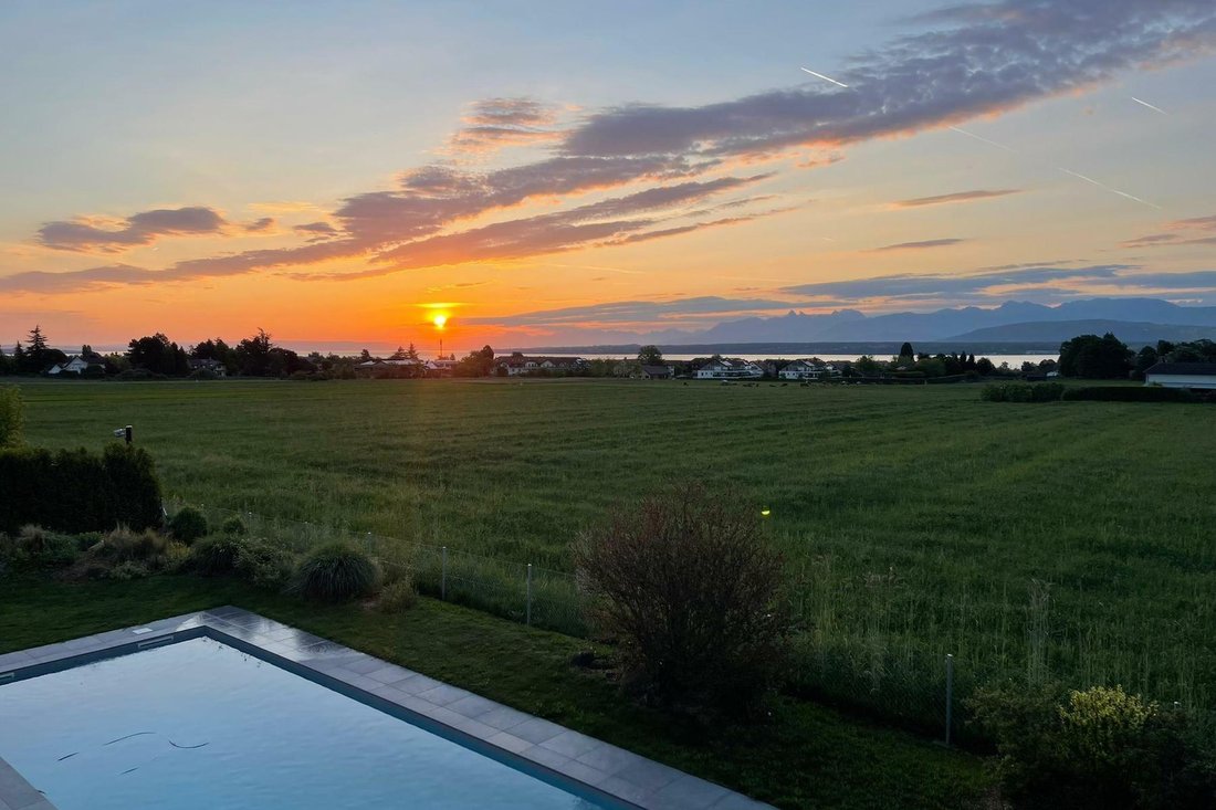 Contemporary Property With Lake View And Swimming In Founex, Vaud