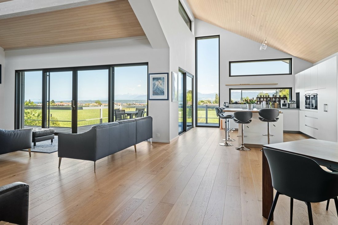 Contemporary Property With Lake View And Swimming In Founex, Vaud