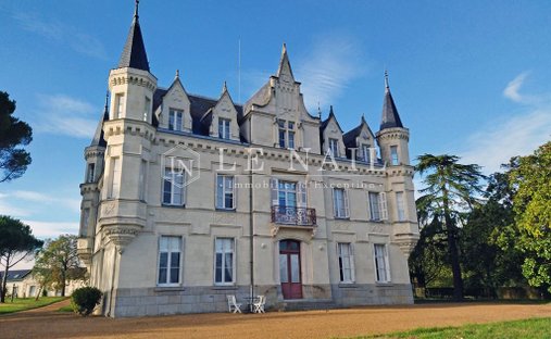 Castle in Monplaisir, Angers, France 1