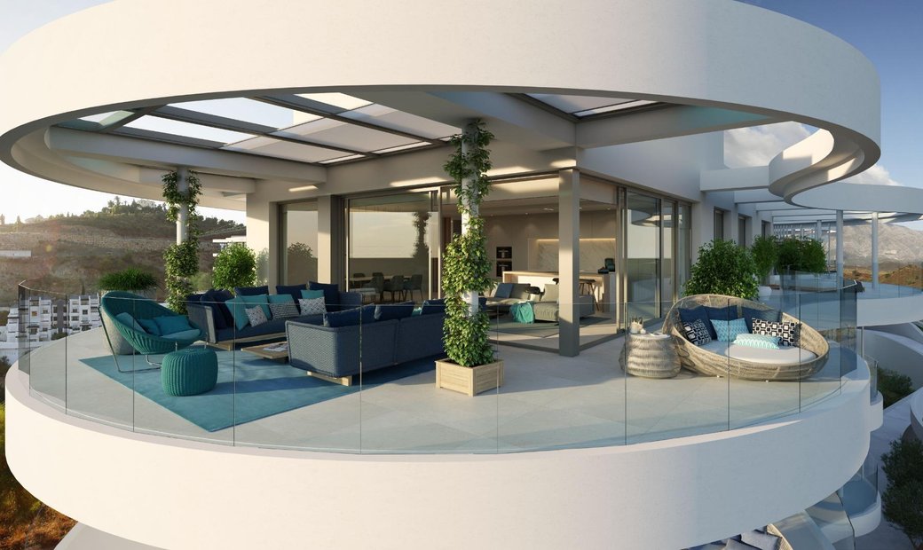 Spectacular Penthouse With Incredible Views. In Benahavis, Andalusia ...