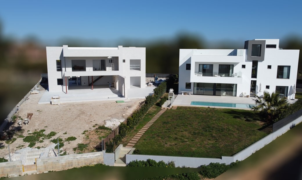 2 Modern New Build Villas With Sea View In Puigderrós, Balearic Islands, Spain For Sale (12564168)