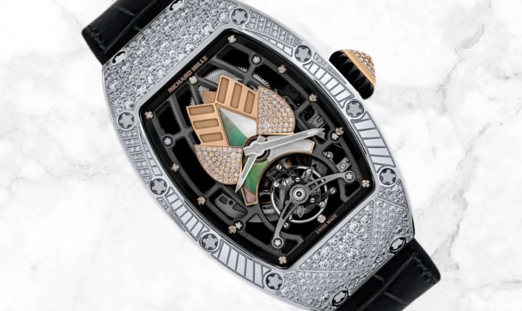 Richard Mille RM 71-01 Automatic Tourbillon Talisman in White Gold with Mother-Of-Pearl Inlay 