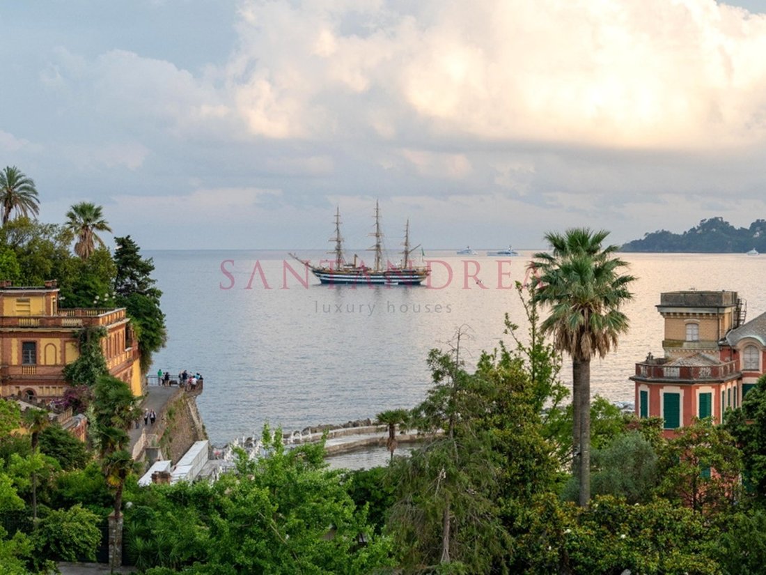 Apartment Wih Amazing Sea View In Rapallo, Liguria, Italy For Sale