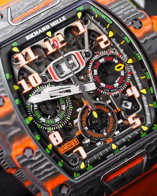 Richard mille sales mclaren automatic flyback