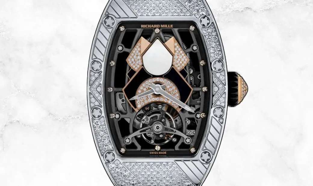 Richard Mille RM 71-01 Automatic Tourbillon "Talisman" White Gold with Onyx, Mother-Of-Pearl Inlay