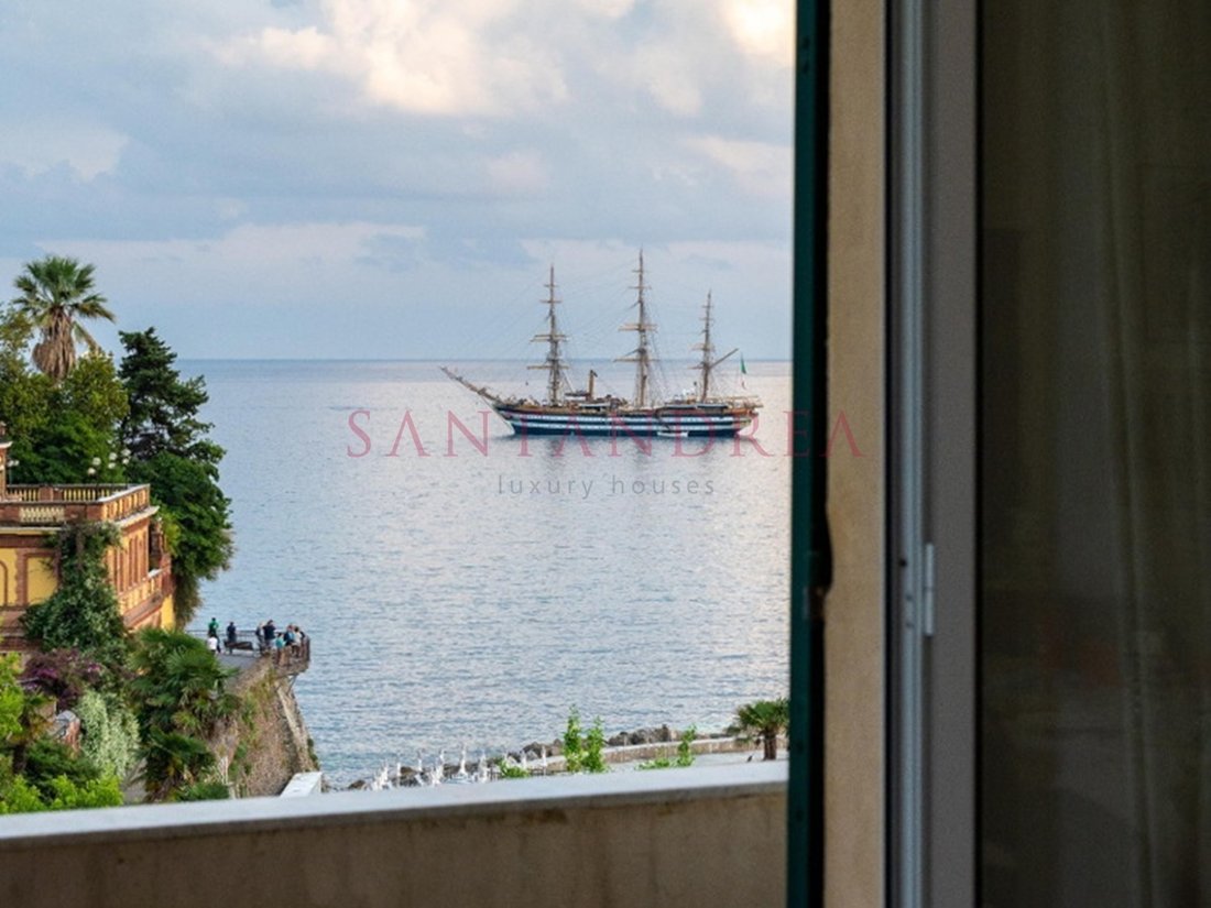 Apartment Wih Amazing Sea View In Rapallo, Liguria, Italy For Sale