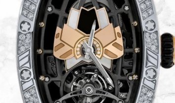 Richard Mille RM 71-01 Automatic Tourbillon "Talisman" White Gold with Onyx, Mother-Of-Pearl Inlay