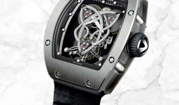 Richard Mille RM 019 Tourbillon "Celtic Knot" in 18K White Gold Diamond Set Limited Edition (12564750)