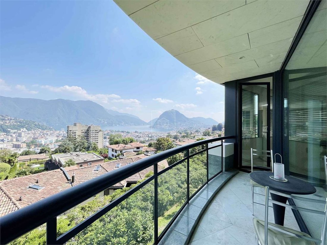 Design & Style Villa Unica Con Vista Lago In Lugano, Ticino