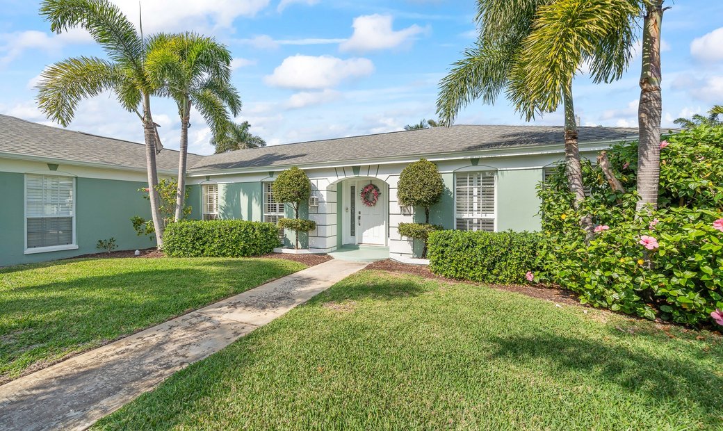 602 Hibiscus Trail, In Melbourne Beach, Florida, Vereinigte Staaten Zu