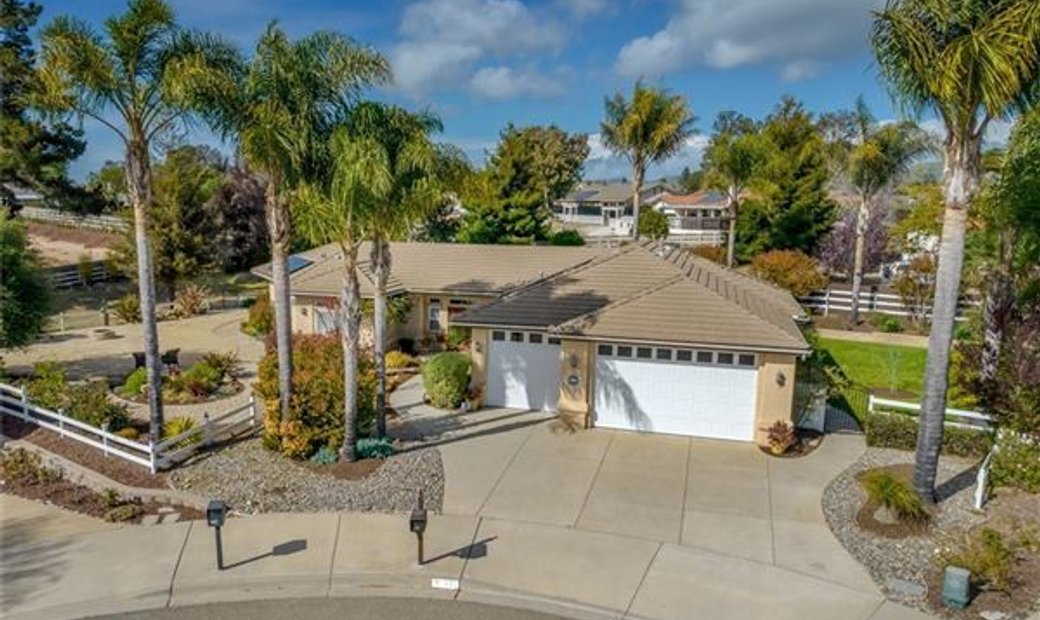 Hermosa Y Tranquila Casa De Un Solo Nivel En Nipomo, California