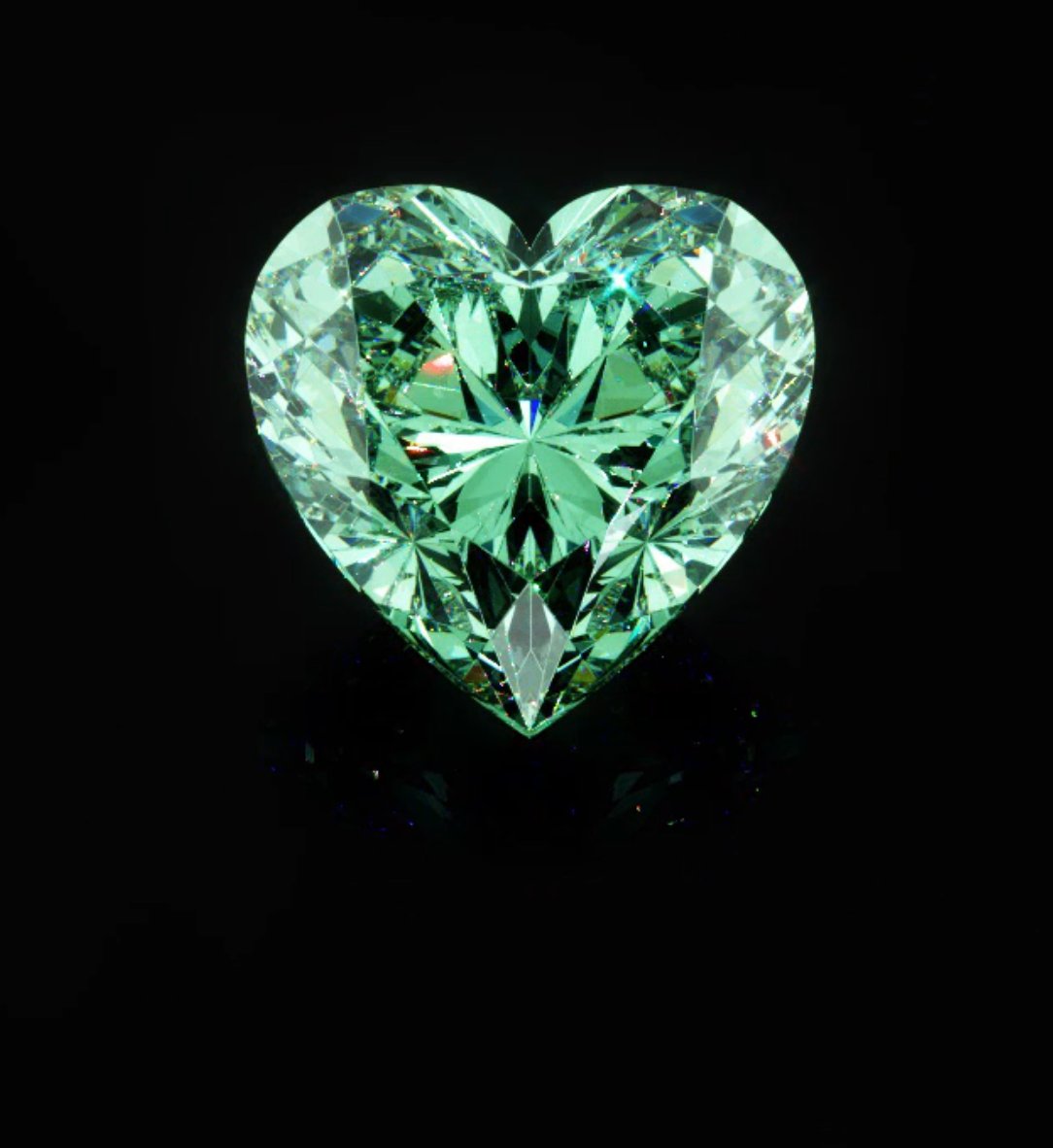 Vivid green diamond sale