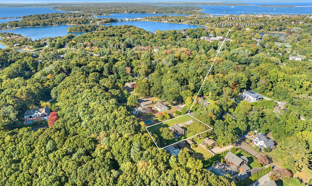 One Mile To Sag Harbor Village In Sag Harbor, New York, United States