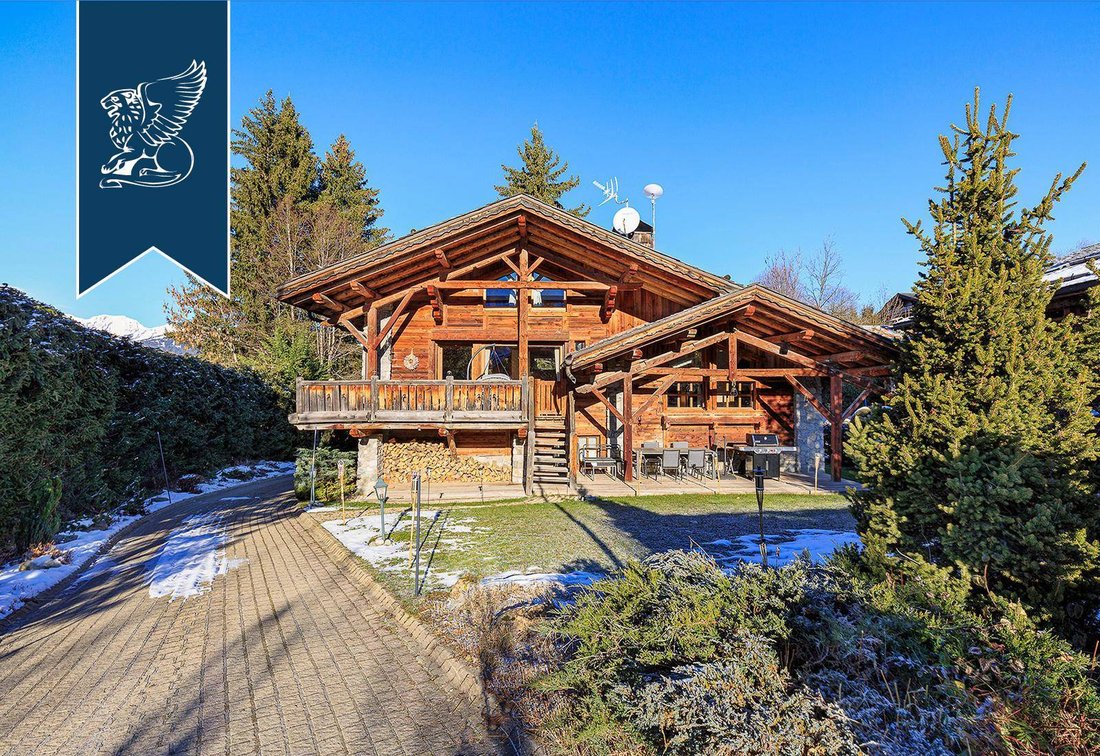 Luxury Chalet For Sale In The Exclusive Mègeve In Aosta, Italy For Sale