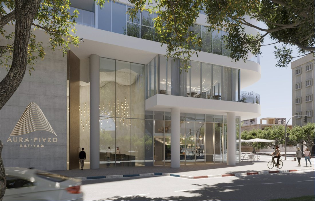 New Apartment With Panoramic View In A In Bat Yam, Center District