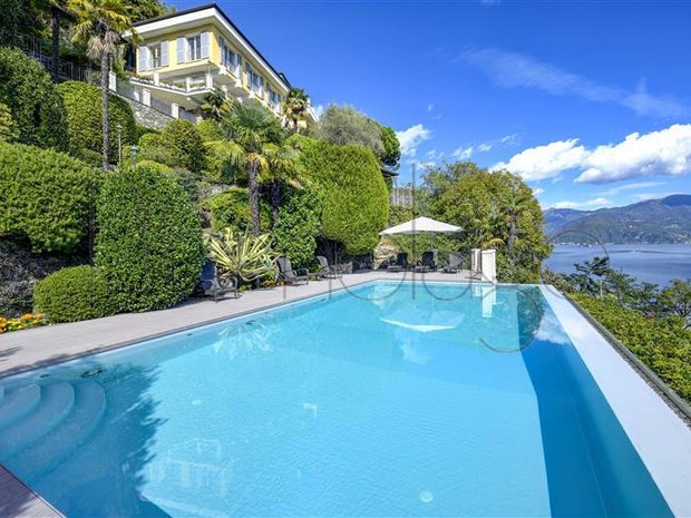 Luxury lakefront villas for sale in Cannero Riviera, Piedmont, Italy ...