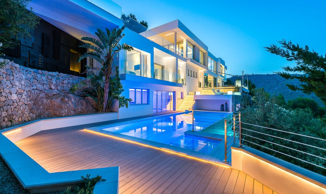 Costa D´En Blanes Villa In Costa D'en Blanes, Balearic Islands, Spain