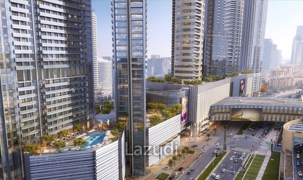 2 Bedrooms 1,223 Sq.F Vida Dubai Mall In Dubai, Dubai, United Arab